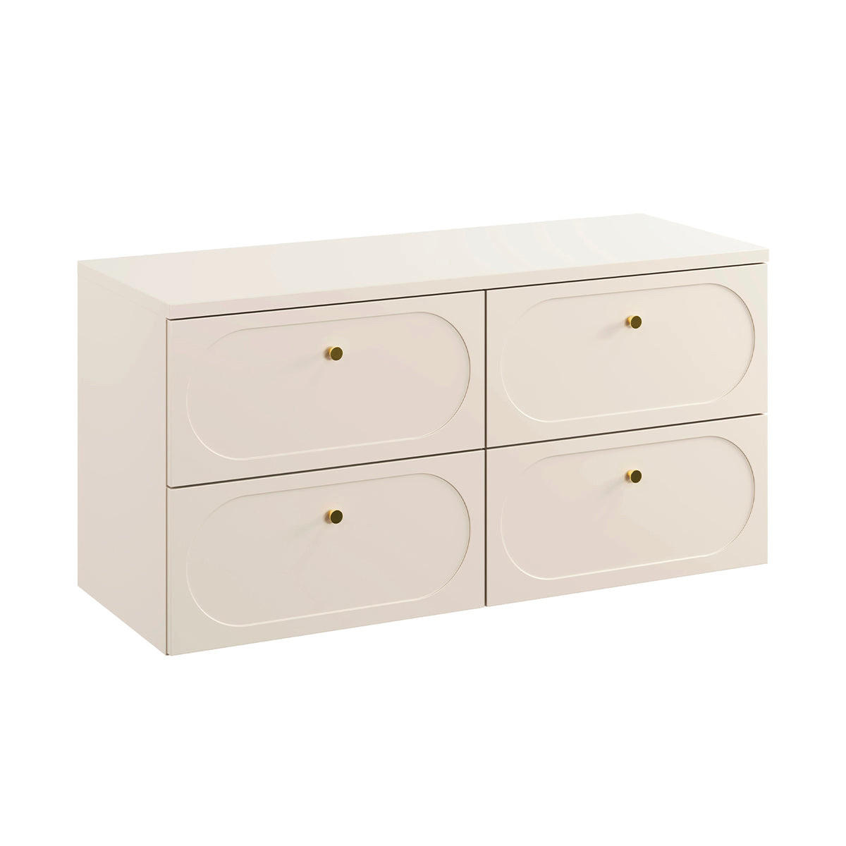 WASCHTISCHUNTERSCHRANK 120.6cm Sanae Sandbeige - Beige, Holzwerkstoff (120.6/59/46cm) - Petits-meubles
