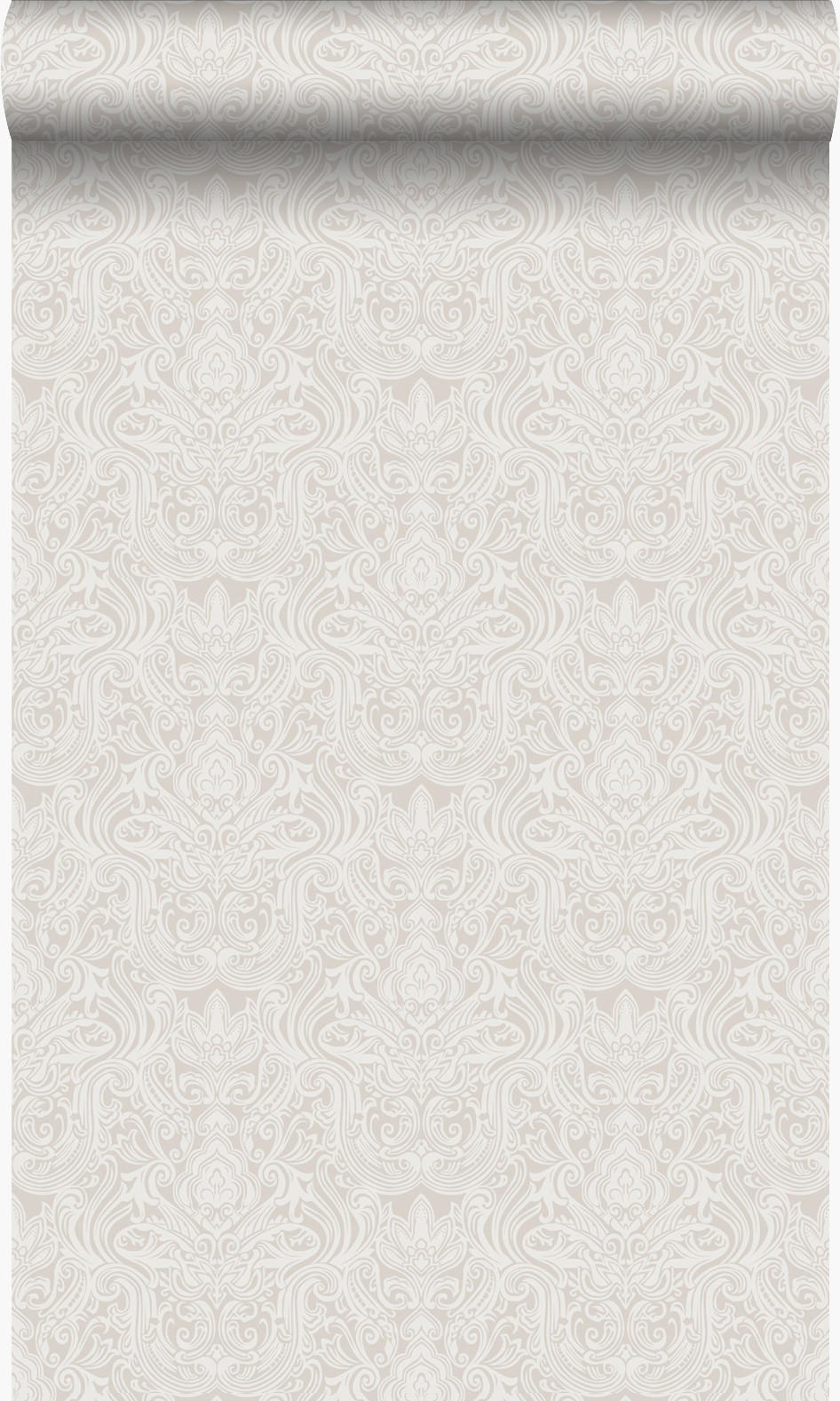 TAPETE Ornamente 53 cm x 10.05 m - Grau, Papier (53/1000cm) - Origin Wallcoverings
