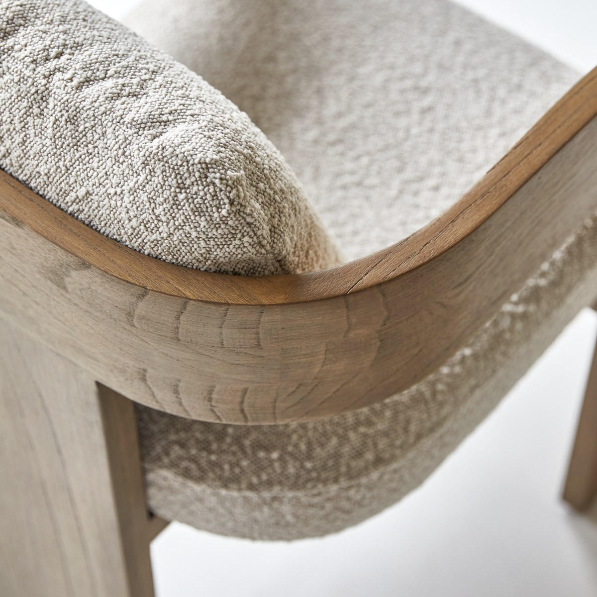 STUHL Boti Beige aus Helles Mindiholz - Beige, Holz (55/72/61cm) - Tikamoon