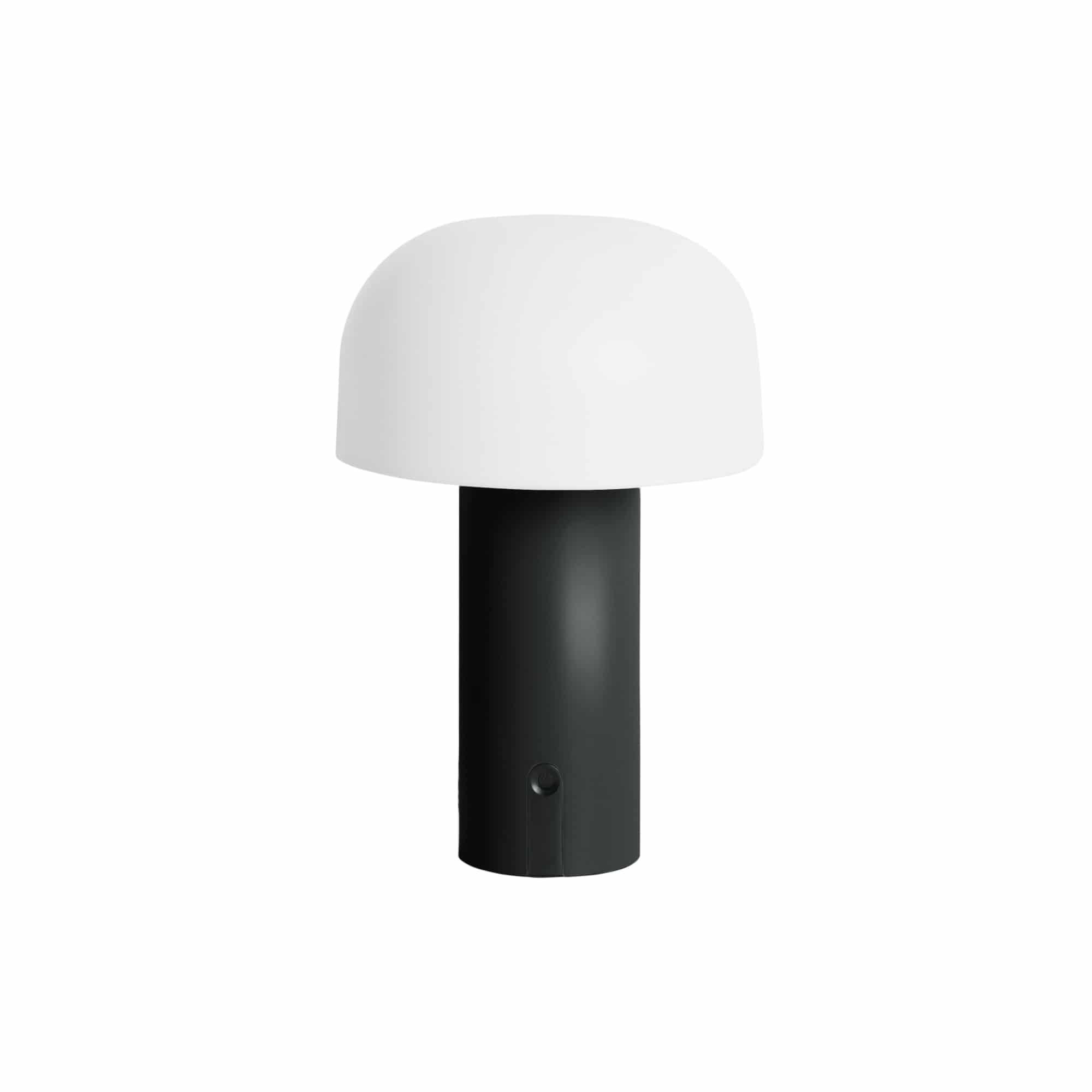 Leitmotiv Tischlampe Schwarz 15x22.5x15 cm