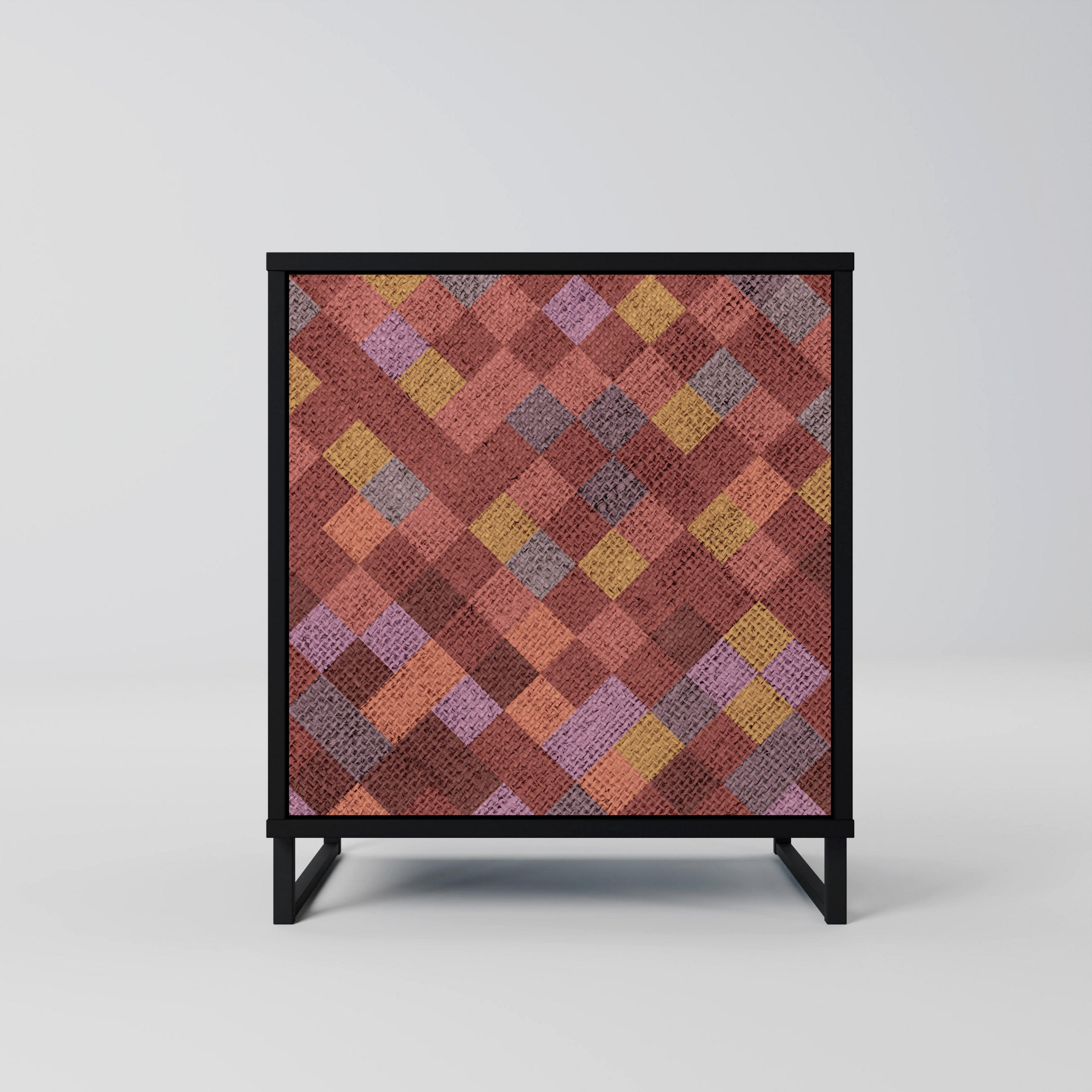 SpaceRebels Sideboard Schwarz 57.5x67.5x42 cm