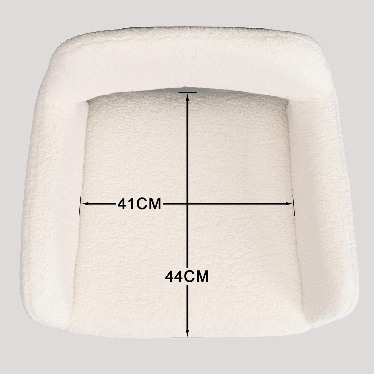 ESSZIMMERSTUHL 4er-Set In Teddy-Stoff Beige - Beige, Textil (56/78/56cm) - Meubles Cosy