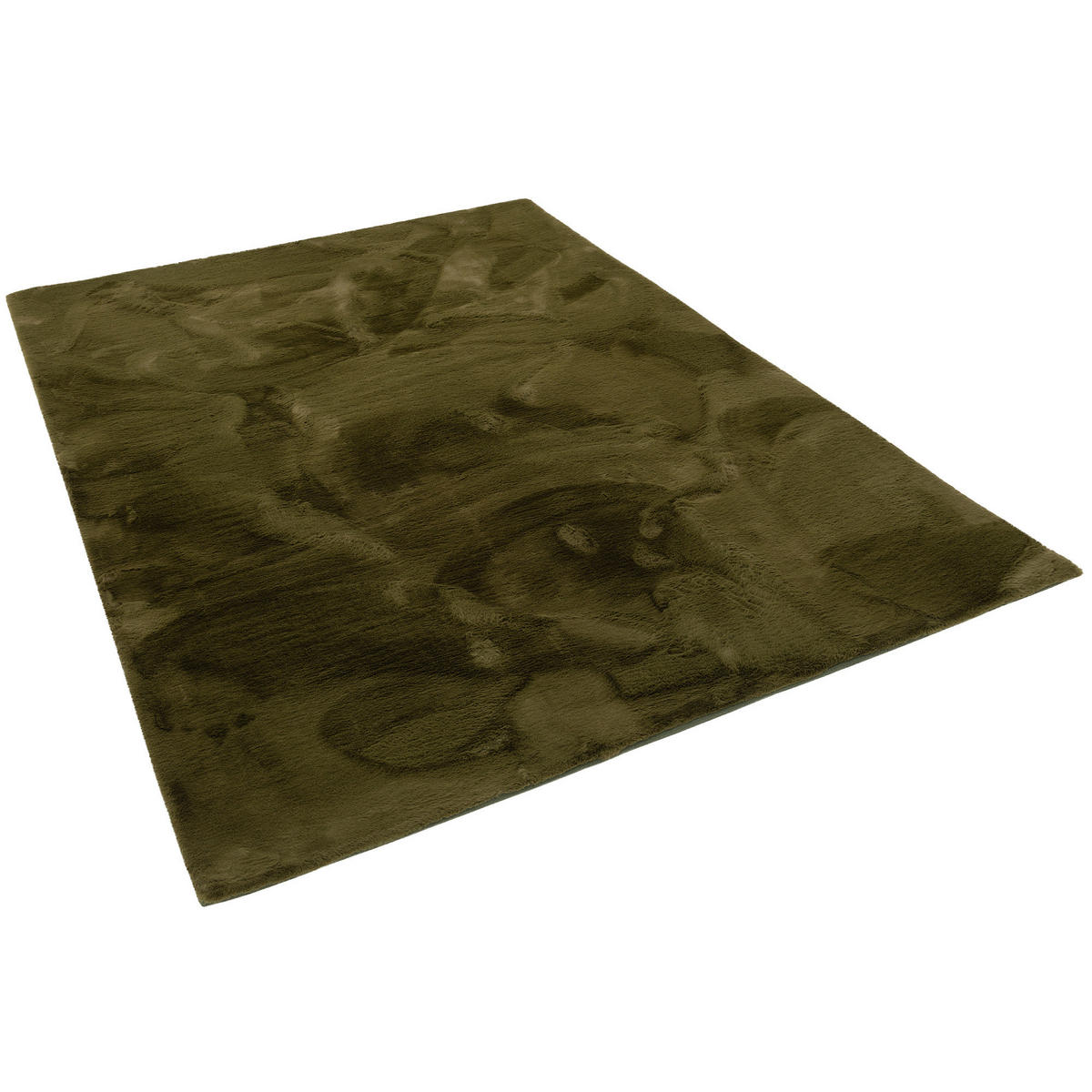 FELLTEPPICH LUXUS SUPER SOFT PLUSH - Dunkelgrün, Textil (140/180cm) - Pergamon