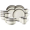 FRÜHSTÜCKS-SET Terra Corso 18er Set - Beige/Grau, Keramik (1/1/1cm) - Seltmann Weiden