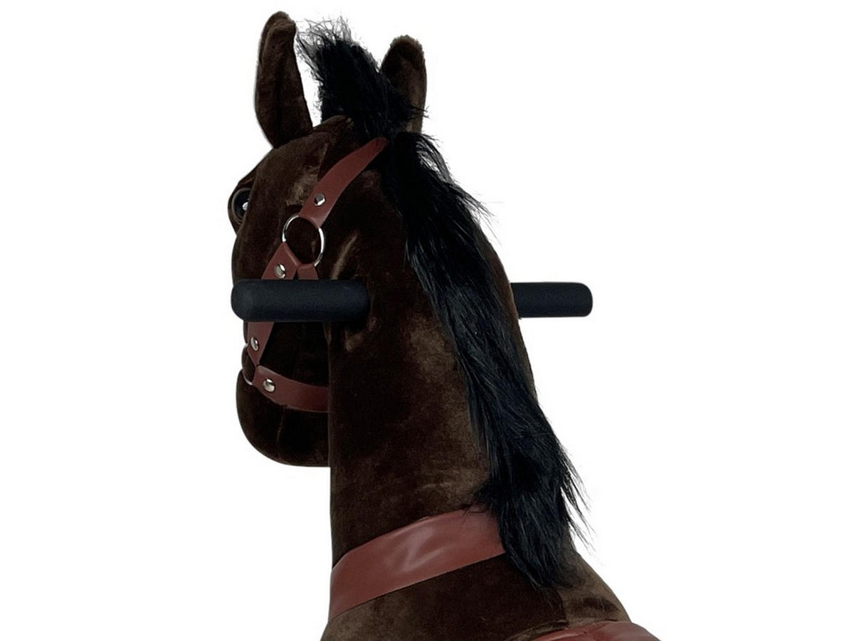 REITPFERD Kiara dunkelbraun Größe S - Dunkelbraun, Kunststoff (72/29/83cm) - TPFLiving