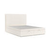 POLSTERBETT Hush mit Stauraum 120/200 cm Creme im Alta Stoff - Creme/Schwarz, Holz/Holzwerkstoff (120/200cm) - AltaBeds