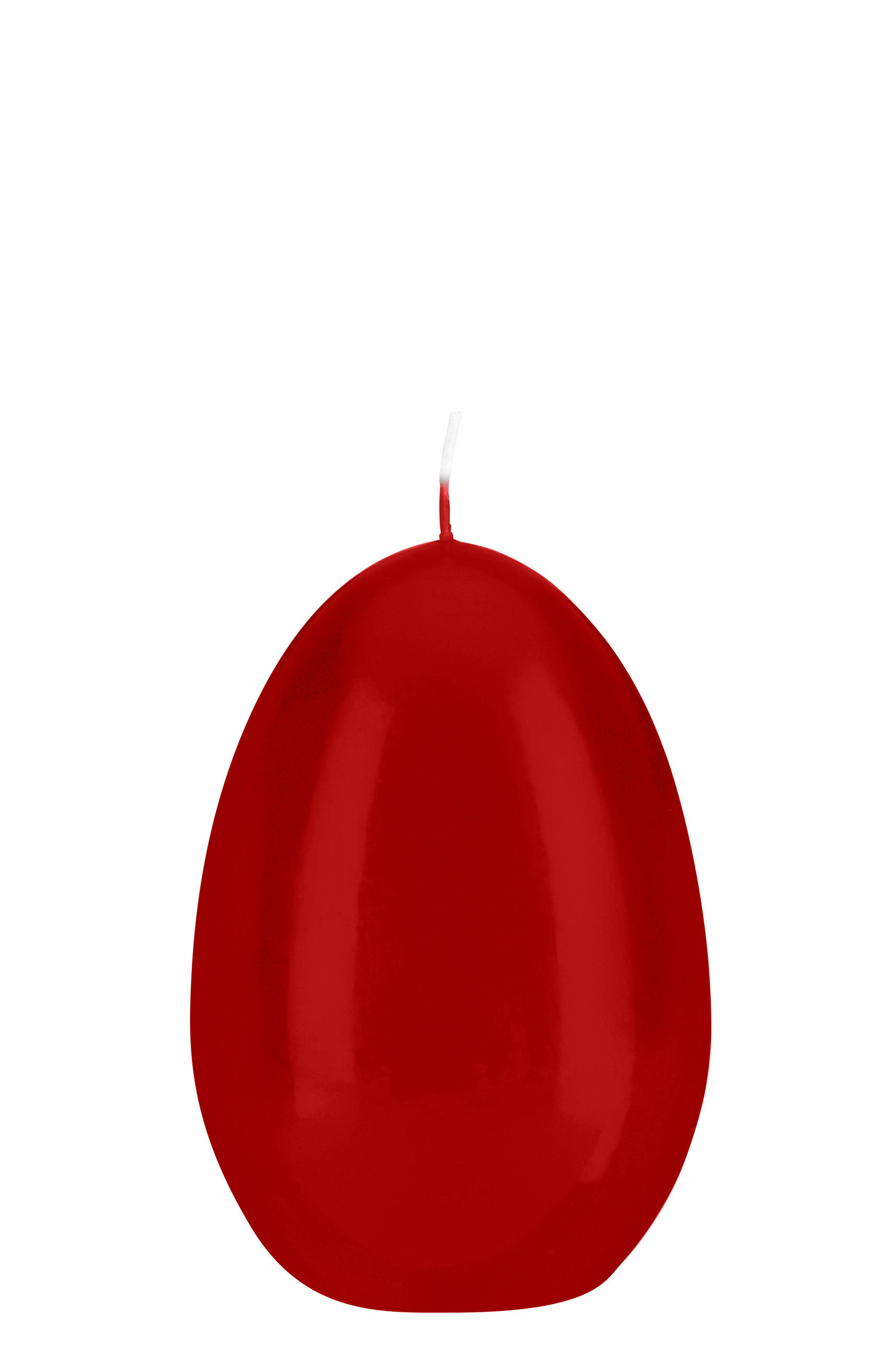 EIKERZEN Klarlack Erdbeere 120 x Ø 80 mm, 6 Stück - Dunkelrot, Paraffin (8/12/12cm) - Kopschitz Kerzen