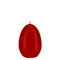 EIKERZEN Klarlack Erdbeere 120 x Ø 80 mm, 6 Stück - Dunkelrot, Paraffin (8/12/12cm) - Kopschitz Kerzen