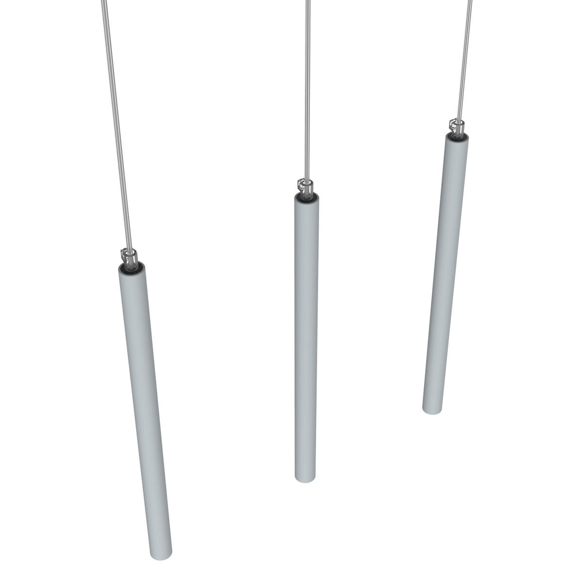 LED-HÄNGELEUCHTE - Grau, Metall (6/70/40cm) - Lumicom