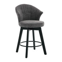 BARHOCKER DE-36257 2er-Set mit 360°-Drehung Grau - Grau, Metall (51/92.5/52.5cm) - ComfortXL