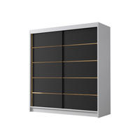 SCHIEBETÜRENSCHRANK Bali IV - Goldfarben/Multicolor, Holzwerkstoff/Metall (180/215/58cm) - MIRJAN24