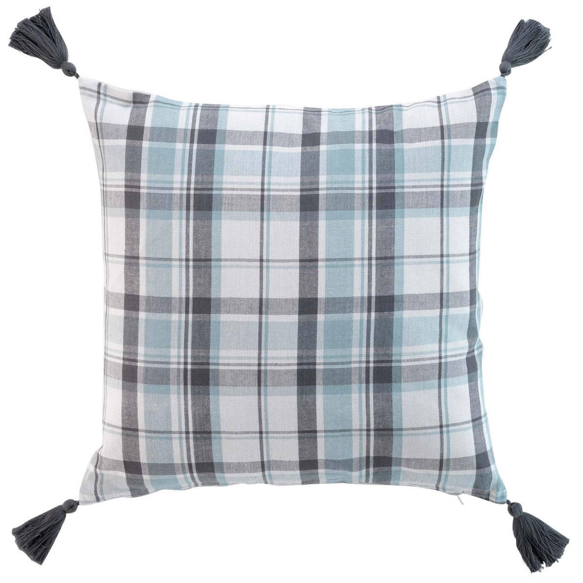 ZIERKISSEN 40/40 cm - Multicolor, Naturmaterialien (40/40cm) - Douceur d´intérieur