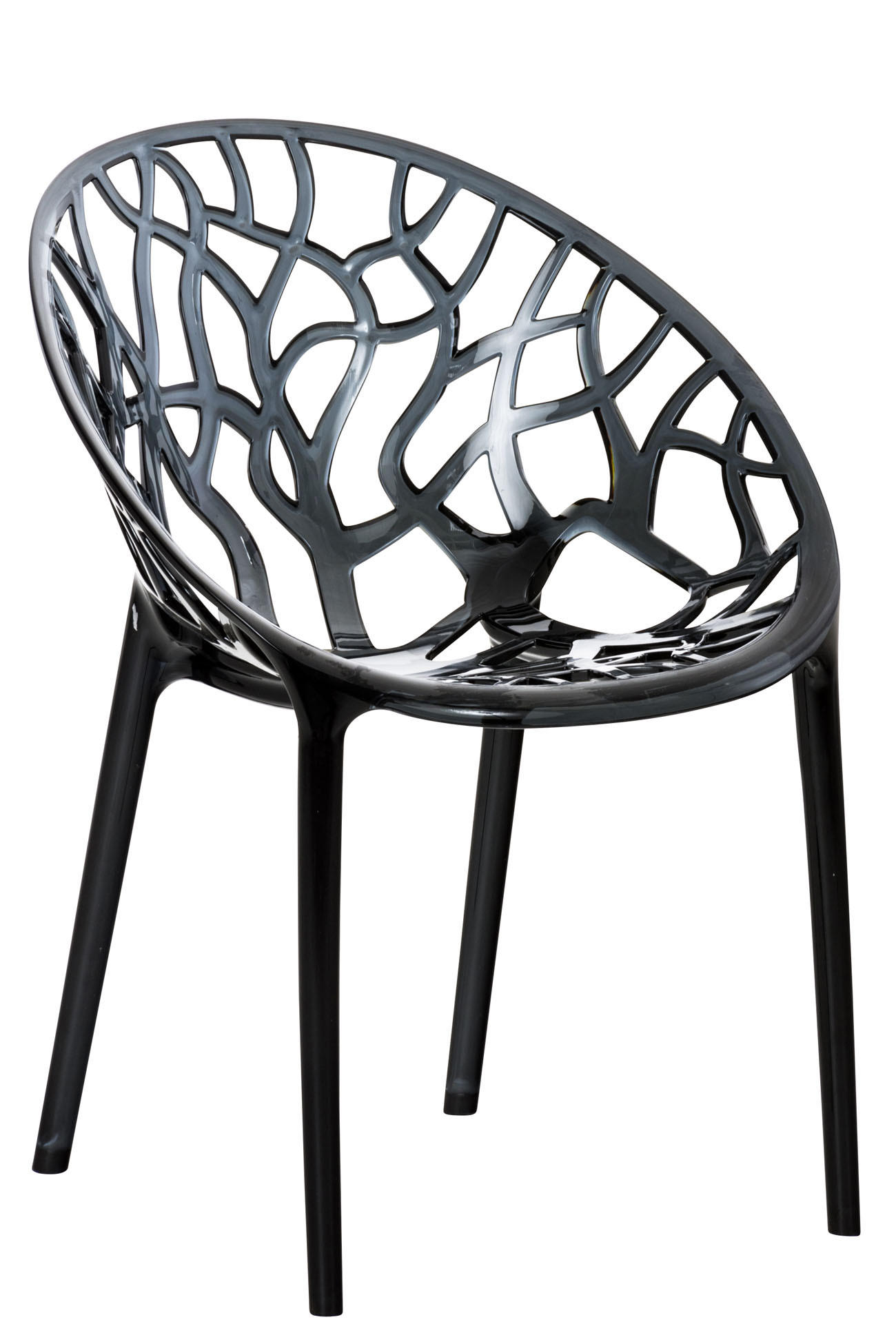 GARTENSTUHL Kunststoff schwarz - Schwarz, Kunststoff (59/80/60cm) - CLP