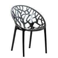 GARTENSTUHL Kunststoff schwarz - Schwarz, Kunststoff (59/80/60cm) - CLP