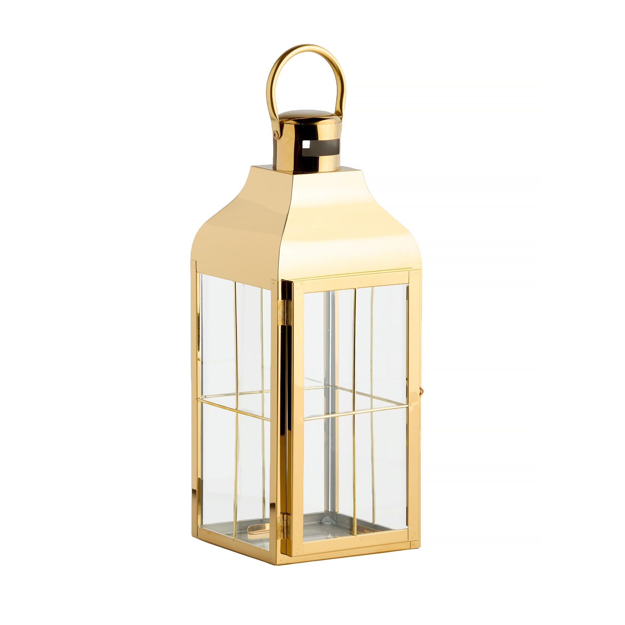 LATERNE Carloso - Goldfarben, Metall (16/42/17cm) - home&you