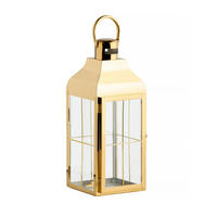 LATERNE Carloso - Goldfarben, Metall (16/42/17cm) - home&you