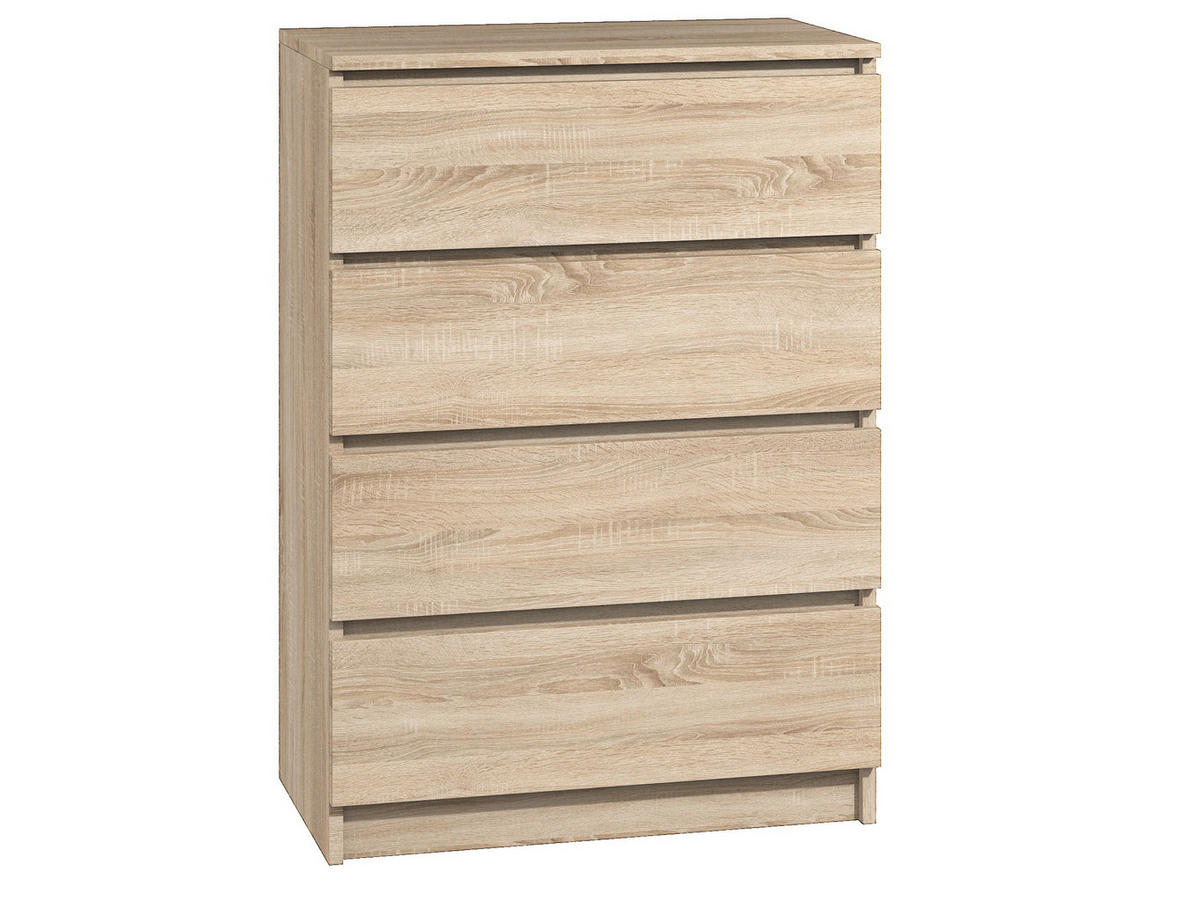 KOMMODE bella4 Sonoma - Sonoma Eiche, Holzwerkstoff (70/98/35cm) - roe furniture