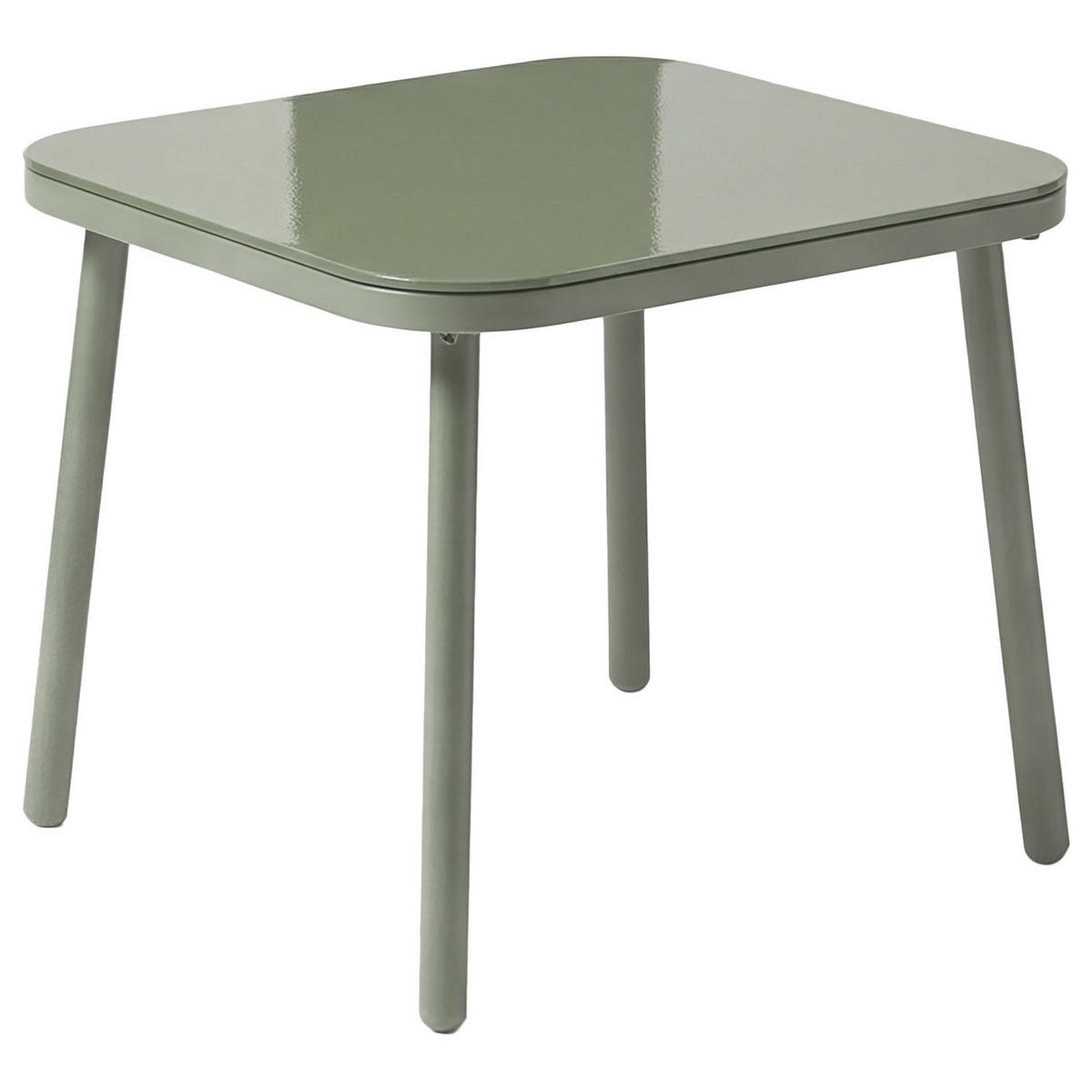 SITZGRUPPE - 5-teilig - Stahl - Weiß/Grün, Glas/Textil - home24