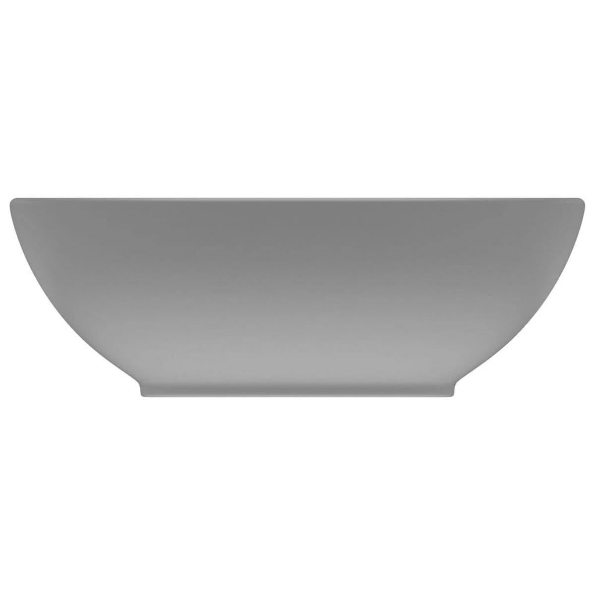 WASCHBECKEN Lange 40/33/13.5 cm - Grau, Keramik (40/13.5/33cm) - Nettlife