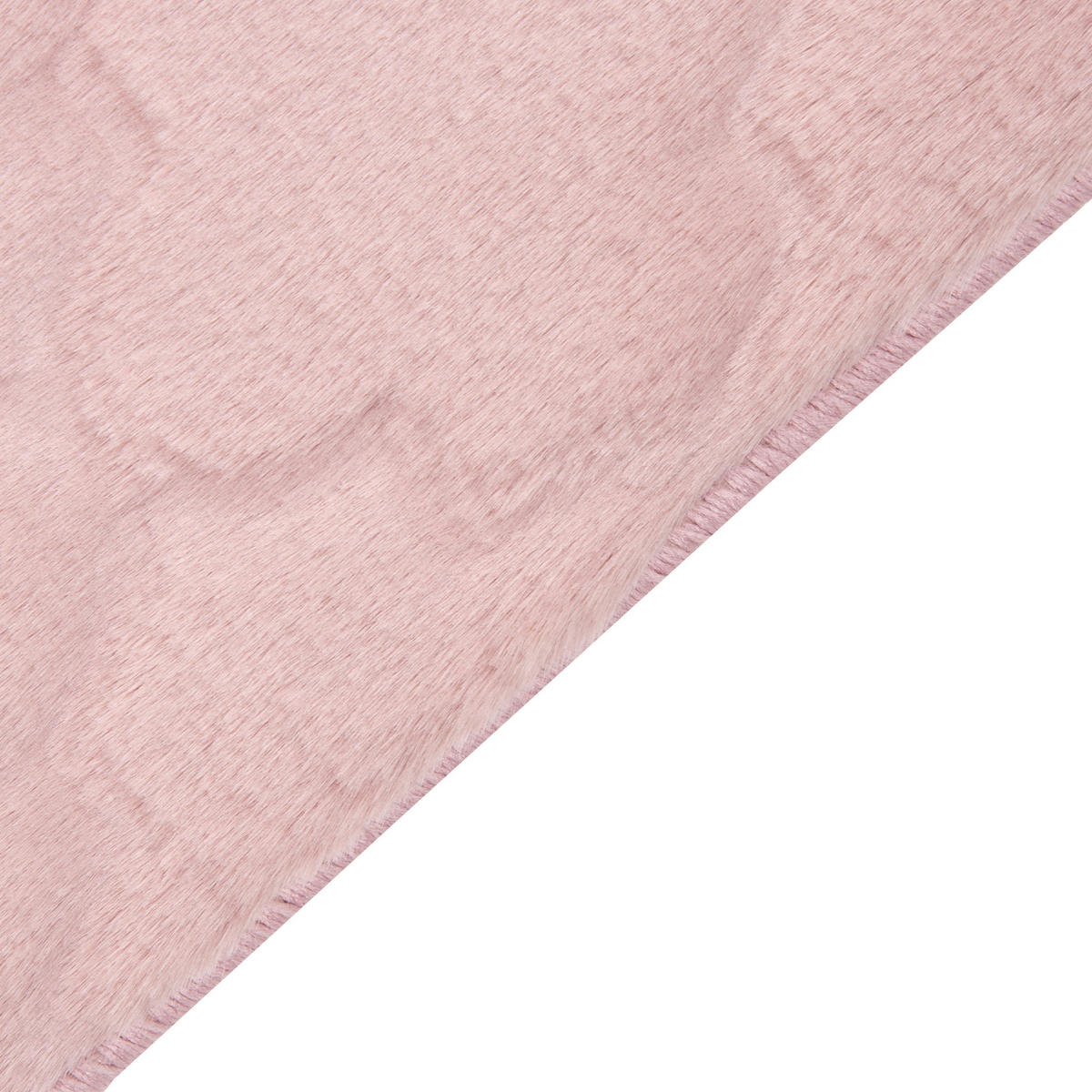 SHAGGY-KUNSTFELLTEPPICH Gharo 230/160 cm - Pink, Kunststoff (160/230cm) - Beliani