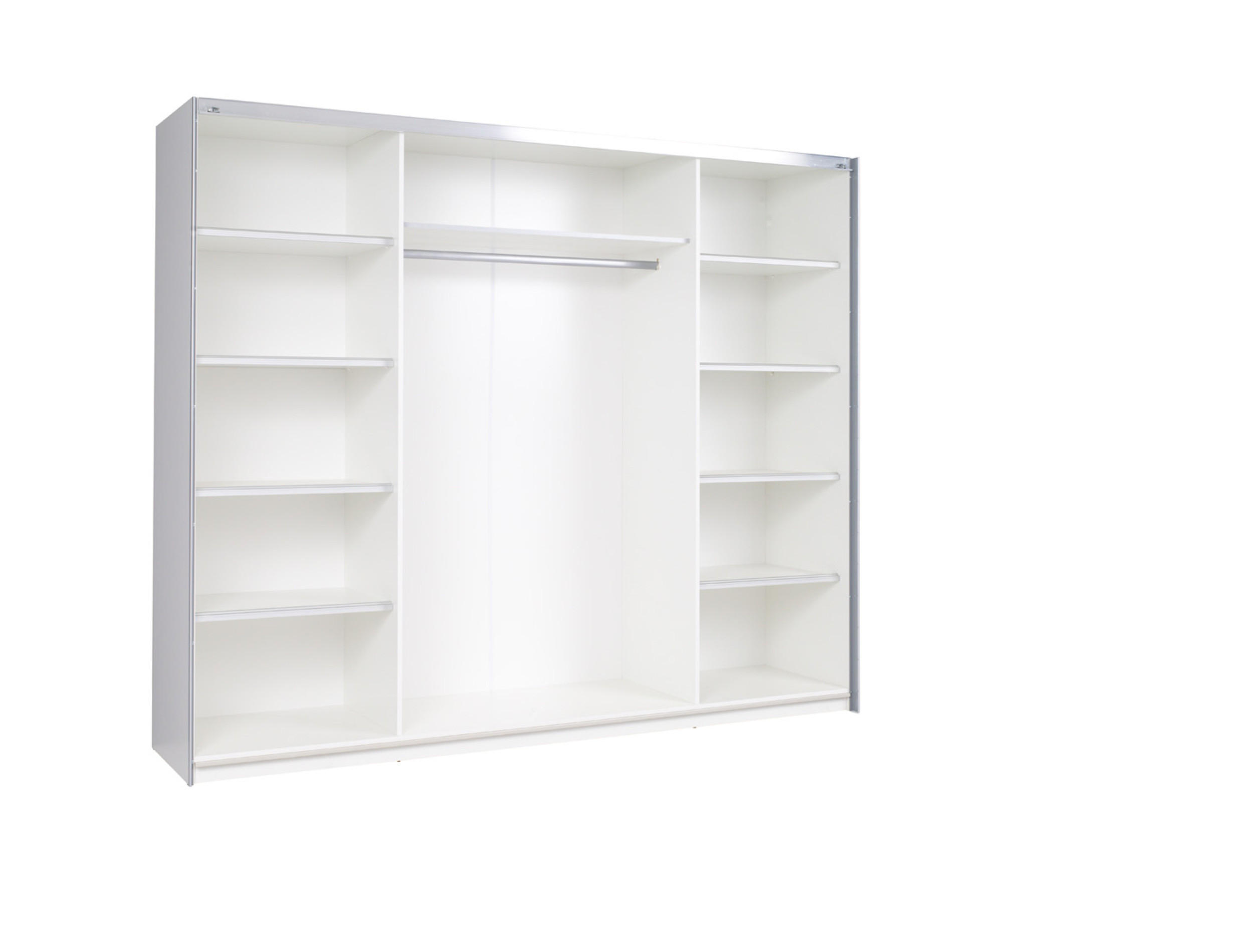 SCHIEBETÜRENSCHRANK - Kleiderschrank MAXI 22 - Braun, Holzwerkstoff (244/206/64cm) - Möblo