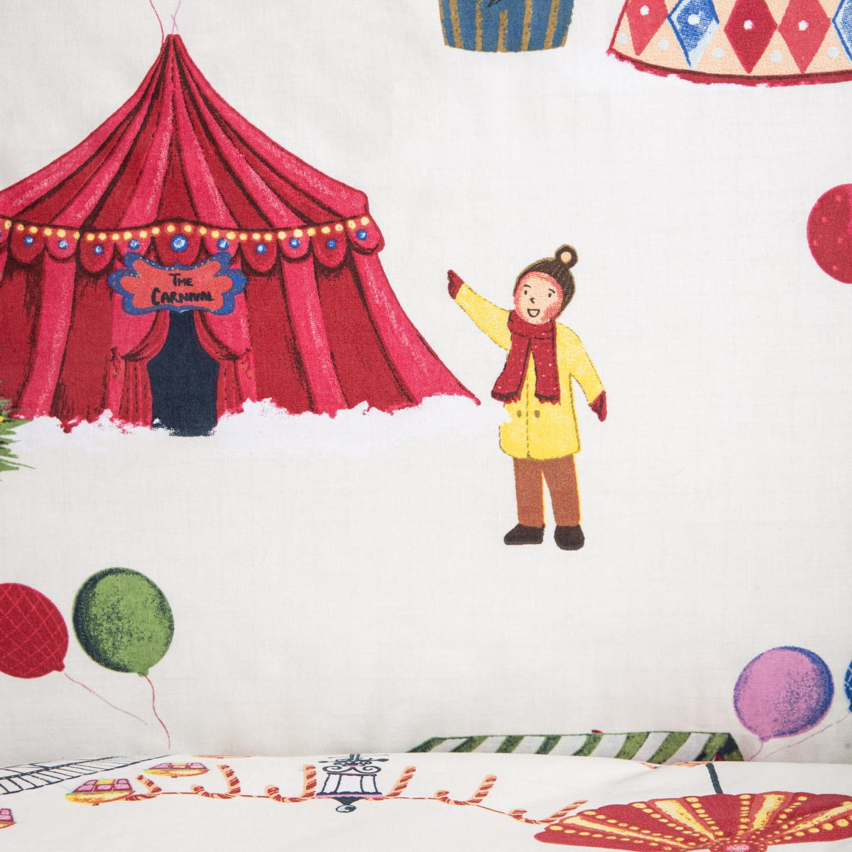 BETTWÄSCHE Circus joy Baumwolle 220/200 cm - Multicolor, Textil (220/200cm) - Homla