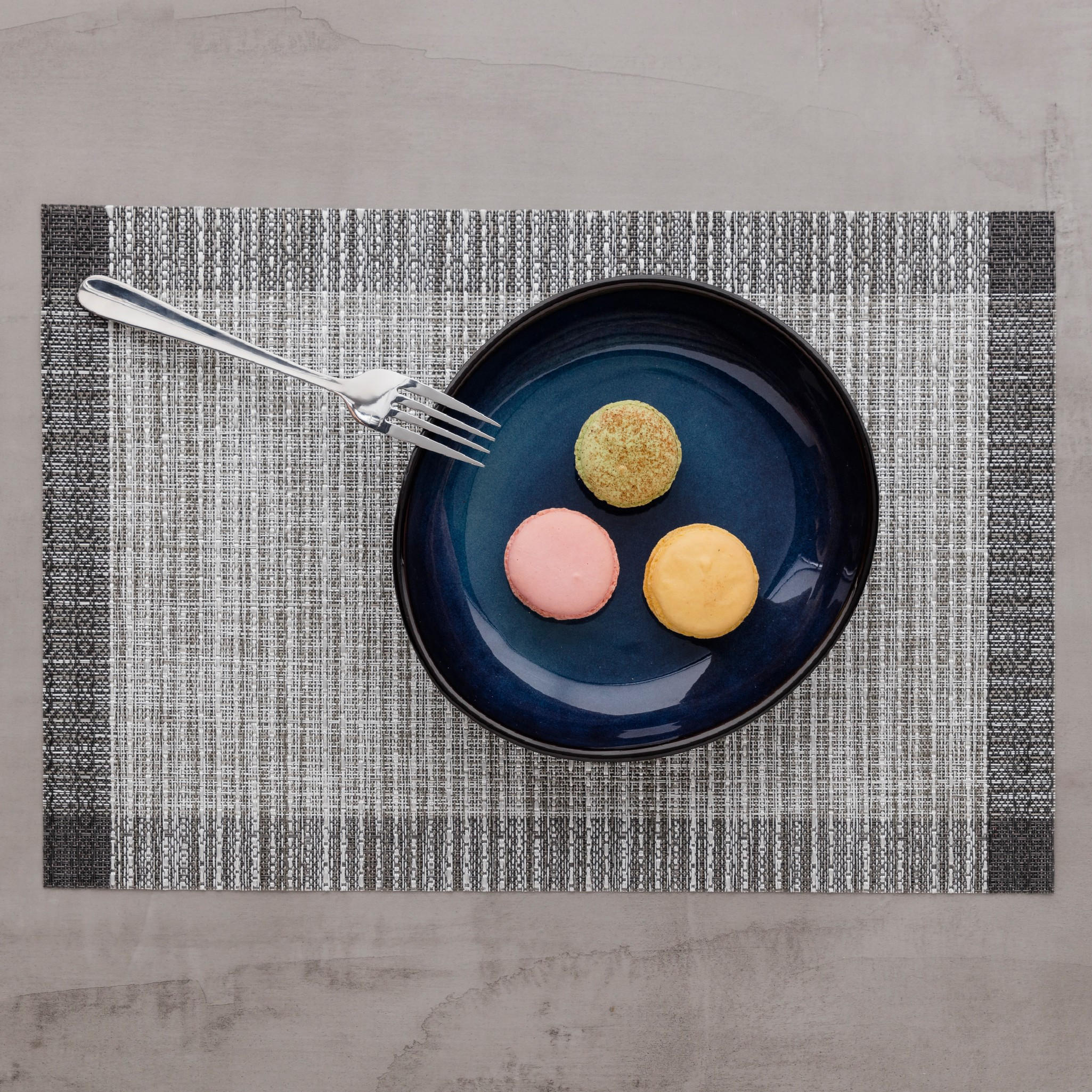 DEKORATIVES TISCHSET Soto - Grau, Kunststoff (45/30/1cm) - home&you