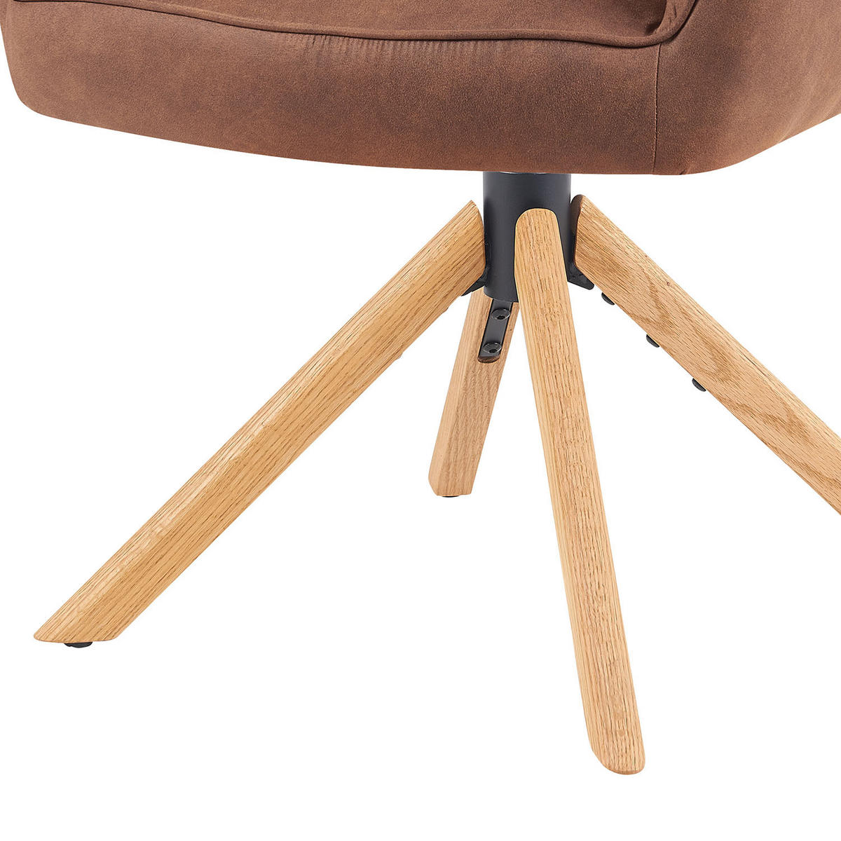 ARMLEHNSTUHL Mika-Levi - Honigeiche/Braun, Eichenholz/Holz (60/87/65cm) - DUBI Möbel