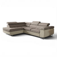 ECKSOFA Jade Mit Schlaffunktion - Creme, Holzwerkstoff/Textil (202/275cm) - Fun Möbel