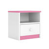 KINDER-NACHTTISCH Babydreams 39/40/30 - Hellrosa, Holzwerkstoff (39/40/30cm) - Kocot Kids