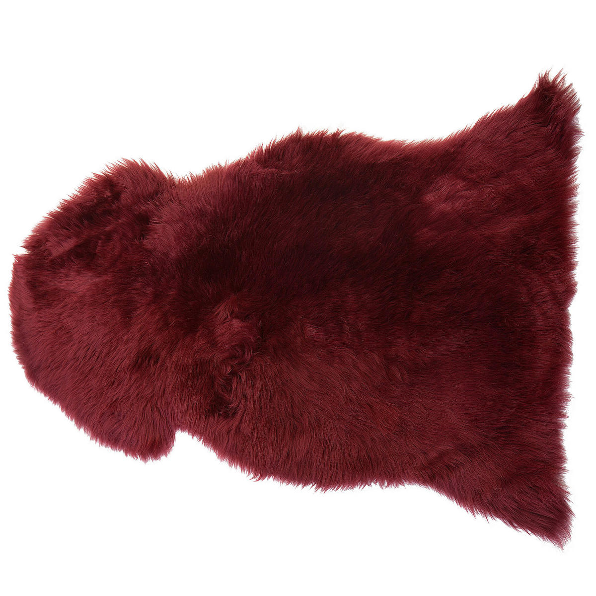 SCHAFFELL Uluru 100/110/65 cm - Rot, Fell (65/100cm) - Beliani