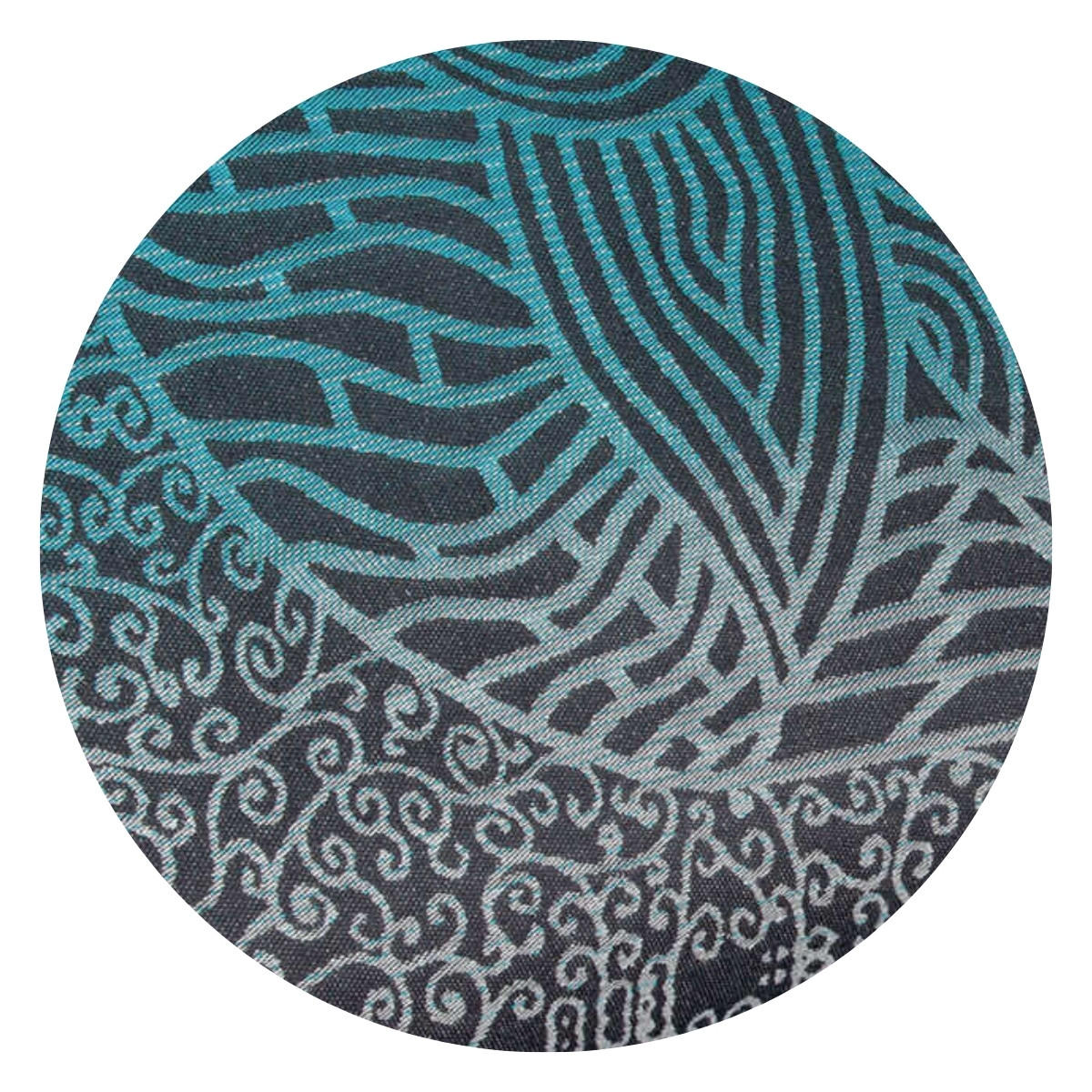 TRAGEZUBEHÖR Nackenrolle - Blau/Anthrazit, Textil (2.5/2.5/22cm) - Hoppediz