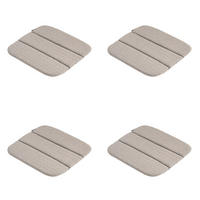 SITZKISSEN Richmond - Beige - 40/40/3 cm - 4er-Set - Beige, Textil (40/3/40cm) - Madison