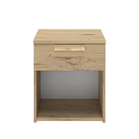 NACHTTISCH 1 Schublade Cyrus - Französische Herstellung - 43/36/50 cm - Nussbaumfarben, Holzwerkstoff (36/50/43cm) - Calicosy