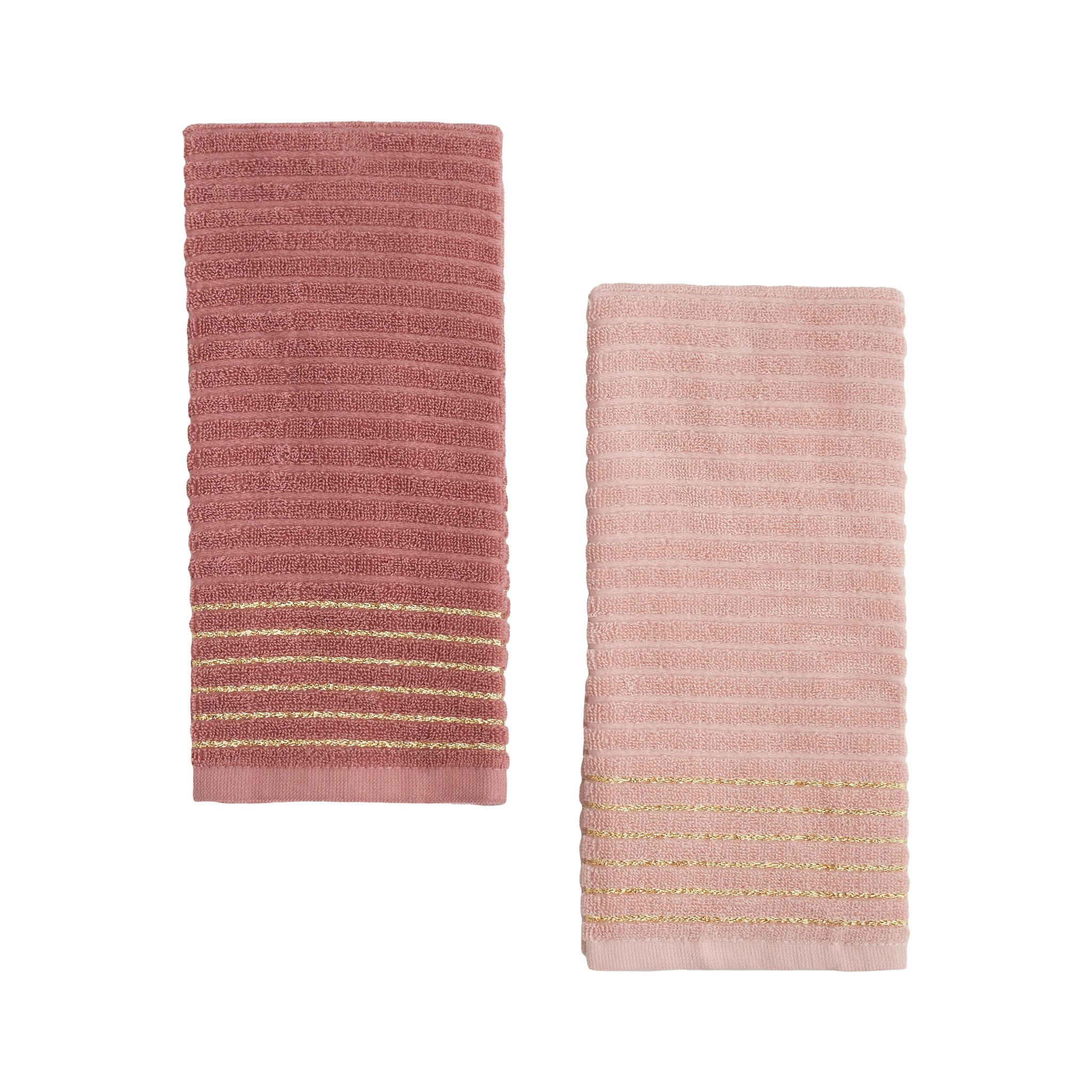 KÜCHENHANDTUCH-SET Desi (2er-Set) - Hellrosa, Textil (40/60cm) - home&you