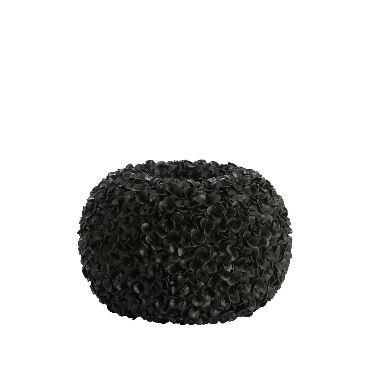 VASE Phylia Schwarz 47.5/47.5/30 cm - Schwarz, Kunststoff (30cm) - Light & Living