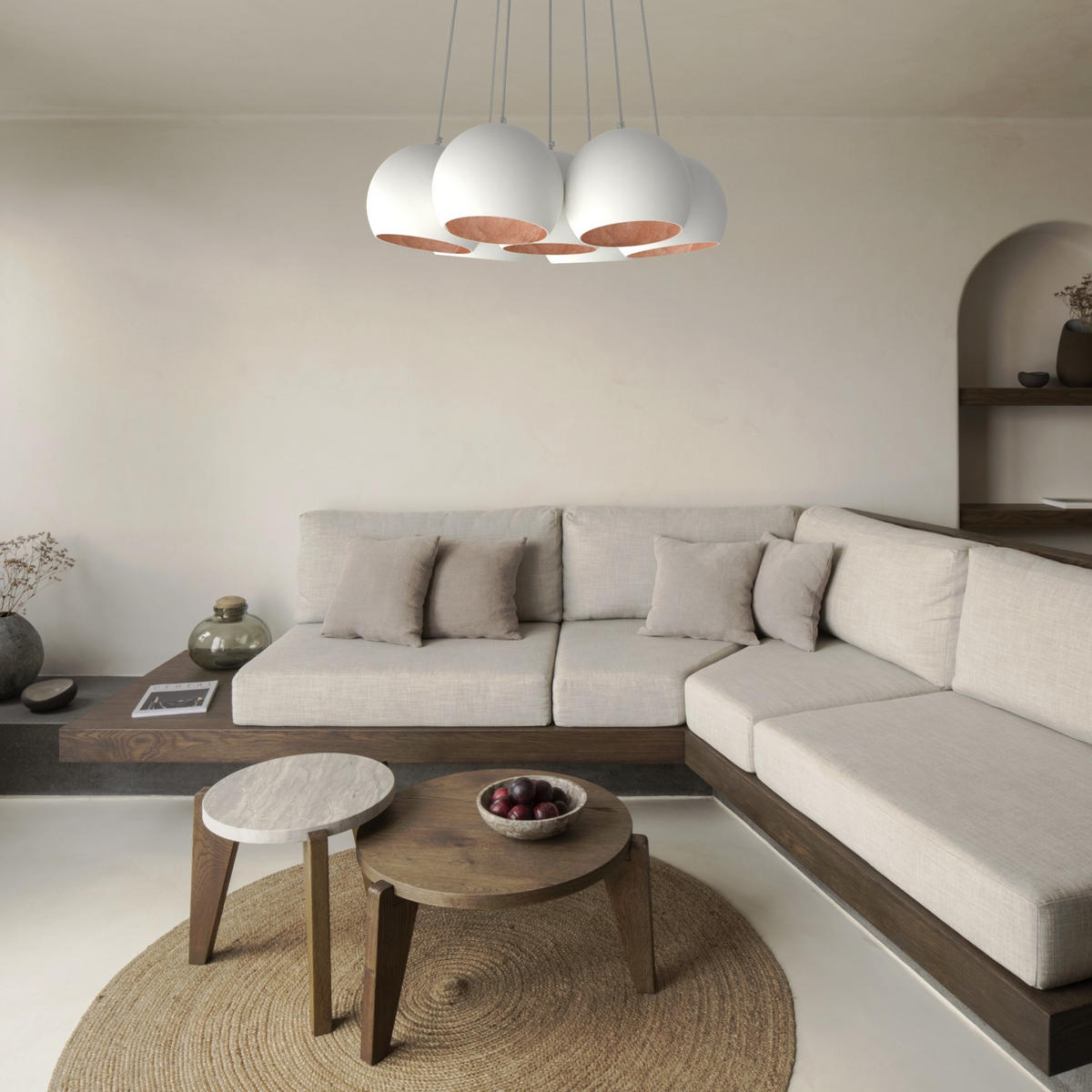 HÄNGELEUCHTE - Goldfarben, Metall (25/25/20cm) - Lumicom