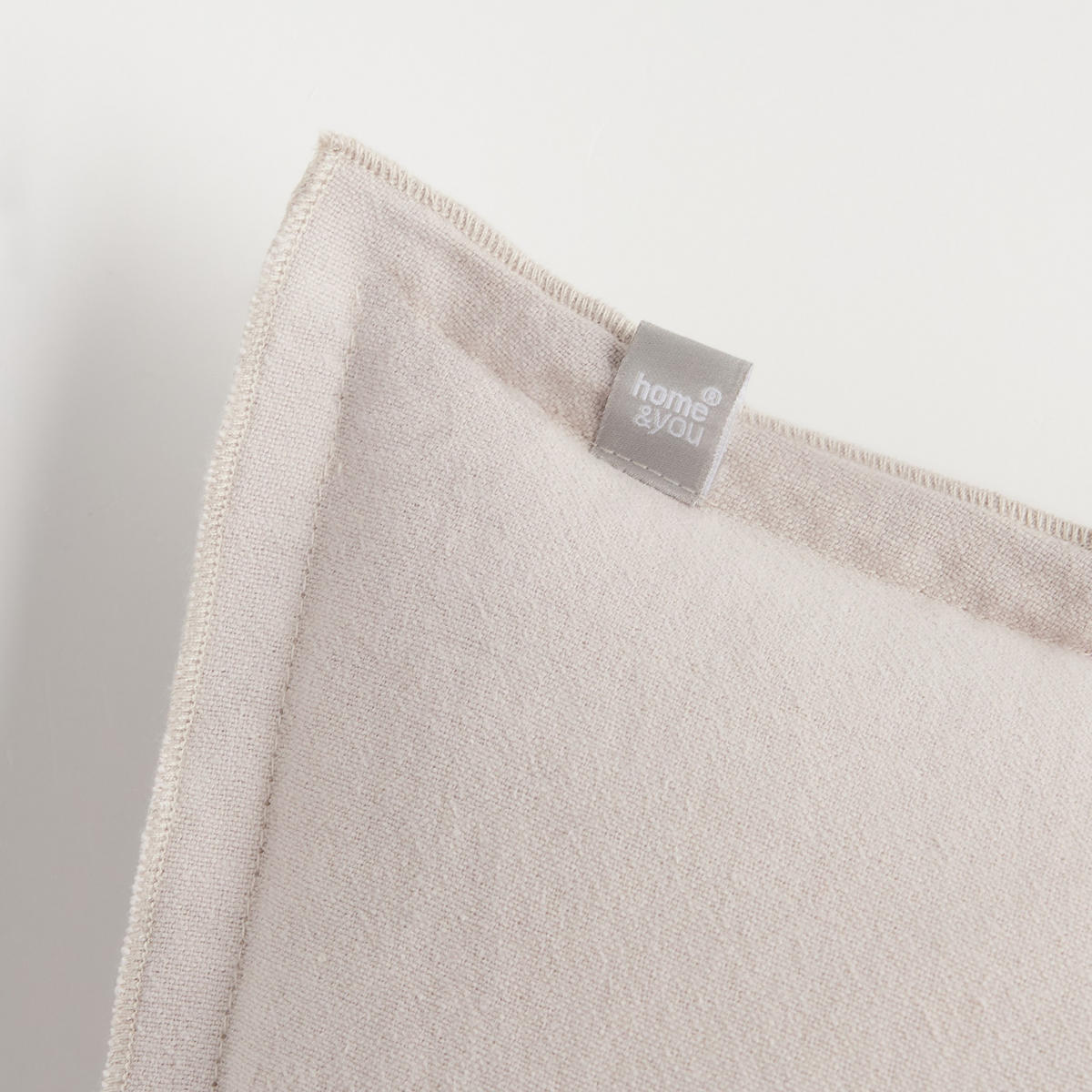 KISSENBEZUG Campos - Beige, Textil (45/45cm) - home&you