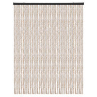 FLAUSCHVORHANG (120x220 cm) Türvorhang in "Meliert Beige-Weiß" - Beige, Kunststoff (120/2/220cm) - Arsvita