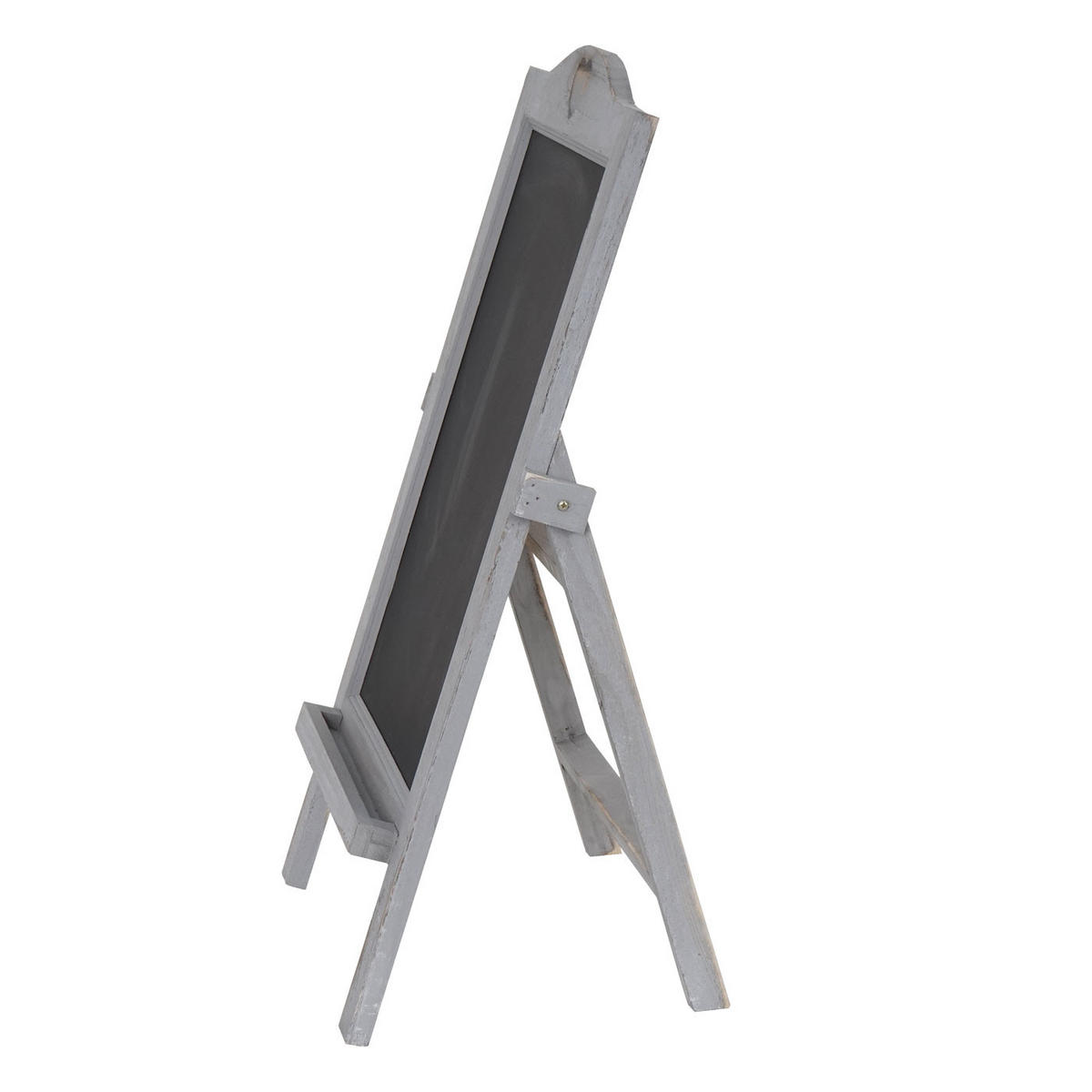 WERBETAFEL 66x37x27cm Shabby-Look Vintage Grau - Grau, Holz (37/66/27cm) - PROREGAL