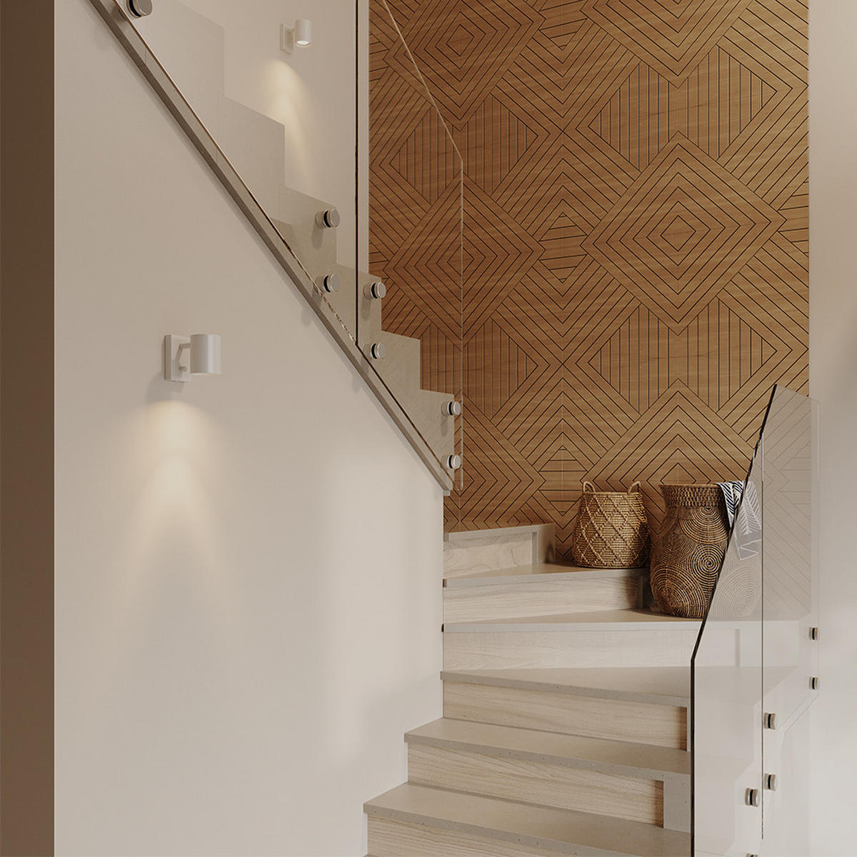 NÁSTĚNNÝ PANEL Dub - barva dubu, kompozitní dřevo (52/52/0.8cm) - Vicco