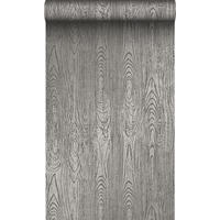TAPETE Holz-Optik 53 cm x 10.05 m - Grau, Papier (53/1000cm) - Origin Wallcoverings