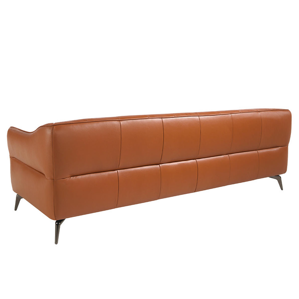 CHESTERFIELD-SOFA Chester 3-Sitzer Sofa aus braunem Leder 240/95/77 cm - Dunkelgrau/Braun, Leder (240/77/95cm) - ANGEL CERDA