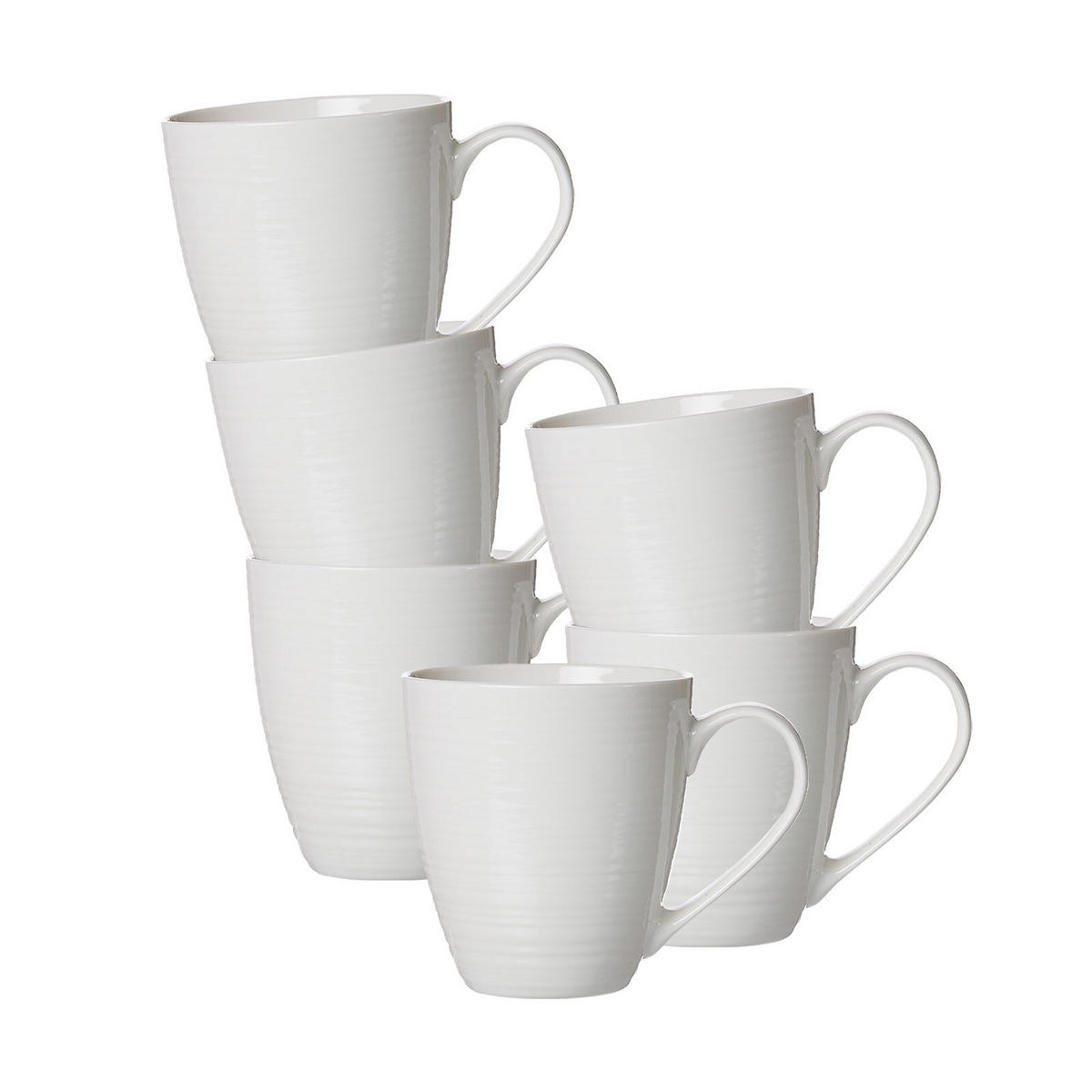XXL BECHER Suomi Beige 550 ml 6er Set - Beige, Keramik (0.55L) - Ritzenhoff Breker