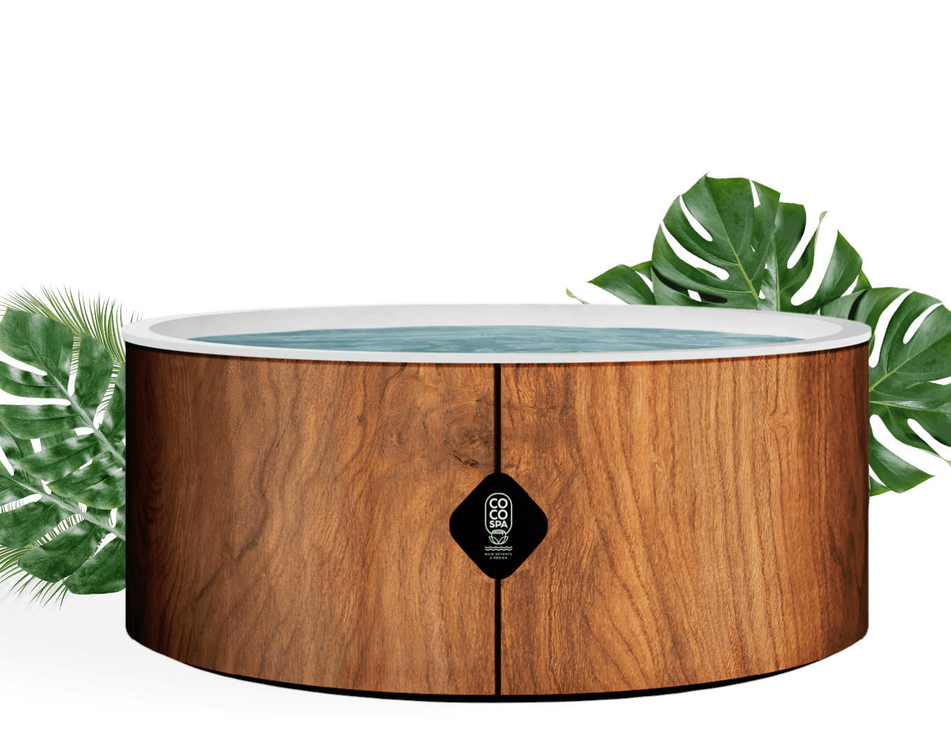 Coco SPA Whirlpool Braun 180x70x70 cm