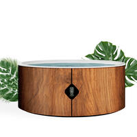 WHIRLPOOL Aufblasbarer Spa Tahiti 180 cm Durchmesser 1100 Liter Motor 2240 W Für bis zu 6 Personen - Braun, Kunststoff (180/70/70cm) - COCO SPA