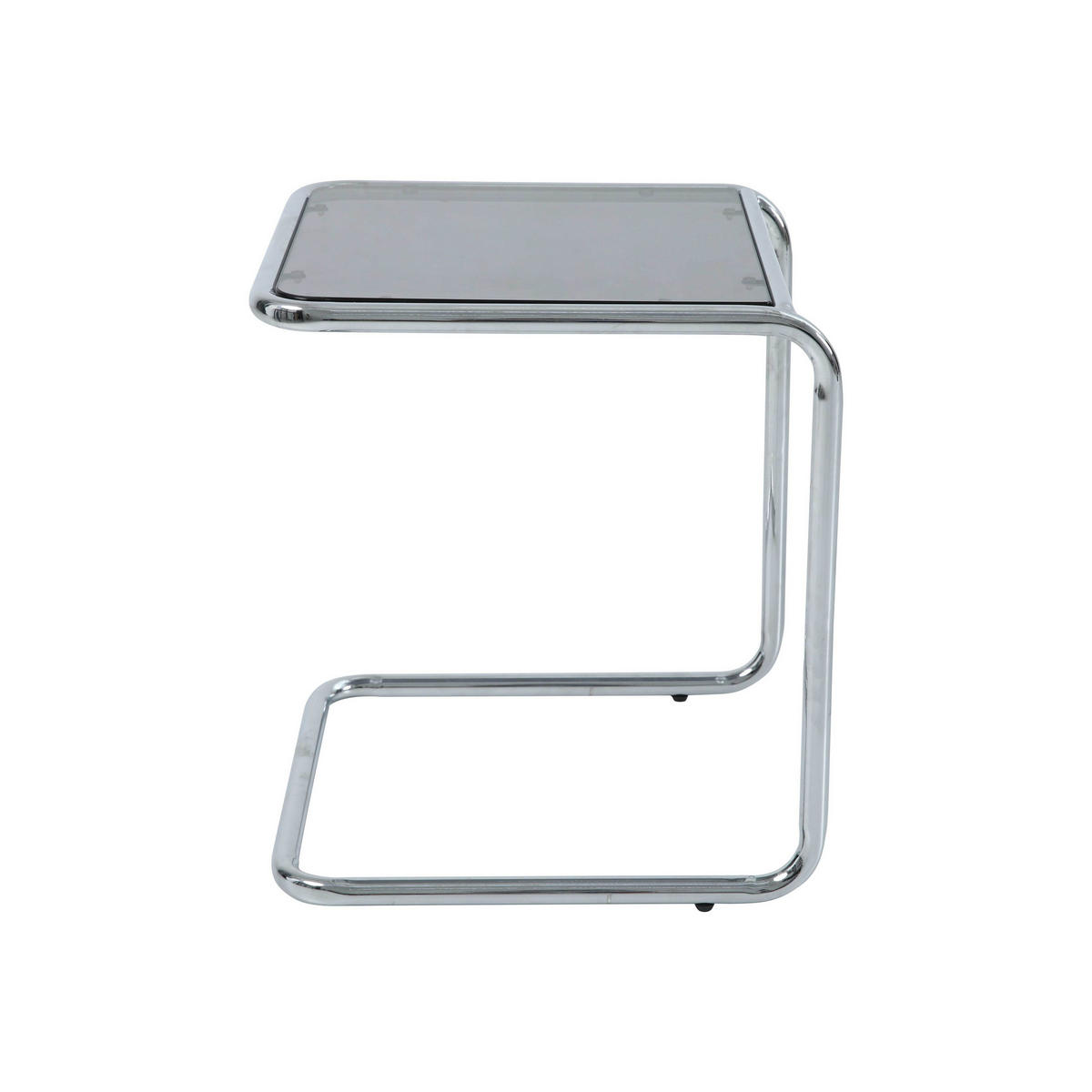 COUCHTISCH, Schwarz - Schwarz, Glas/Metall (50/50/55cm) - Oviala