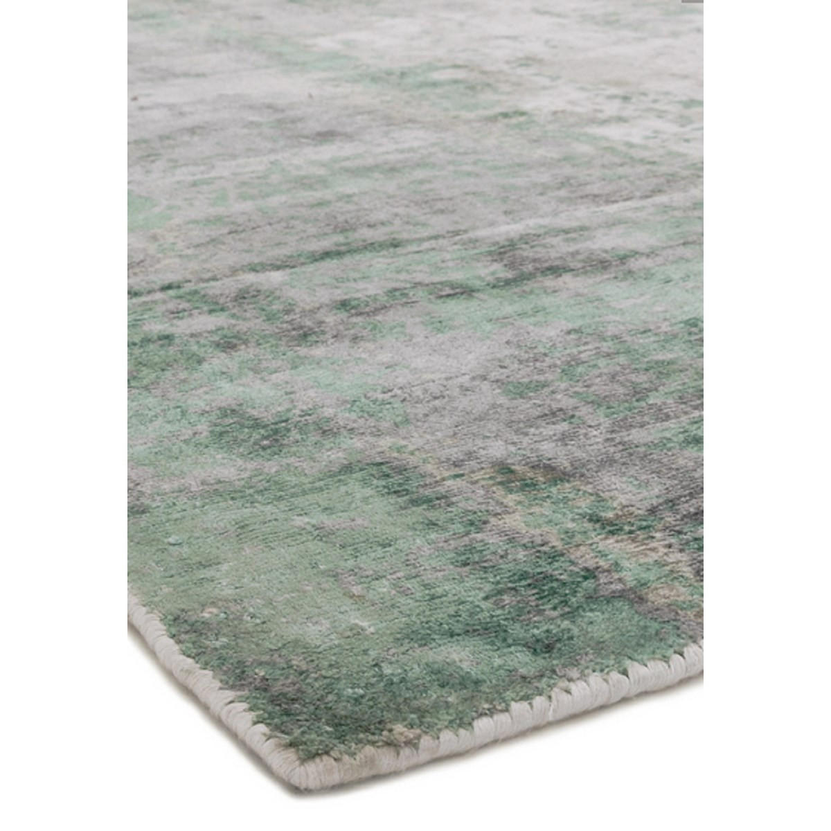 TEPPICH Moderner handgefertigter für Wohn- und Schlafzimmer von BYGAT Grün 160 x 230 cm - Grün, Textil (160/230cm) - Novatrend