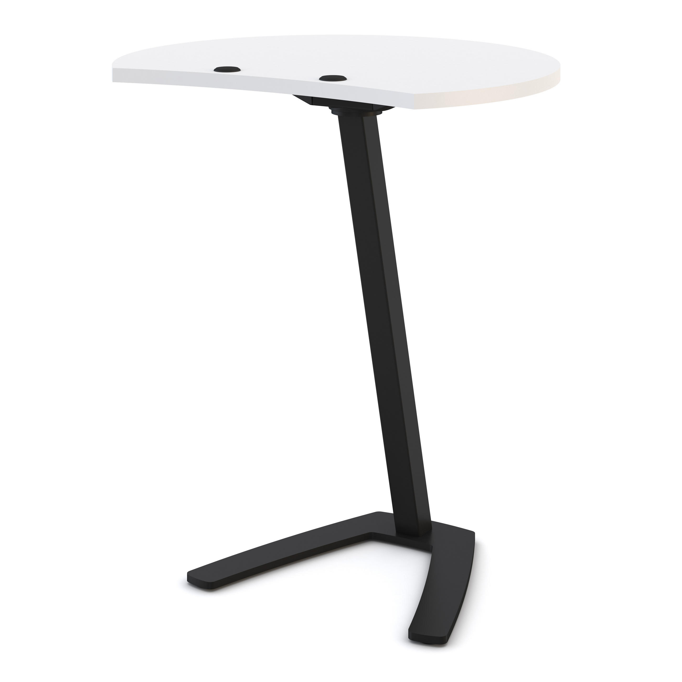 STEHTISCH Laptoptisch Pontis Signalweiß - Weiß, Holz/Metall (50/60/72cm) - ASSMANN