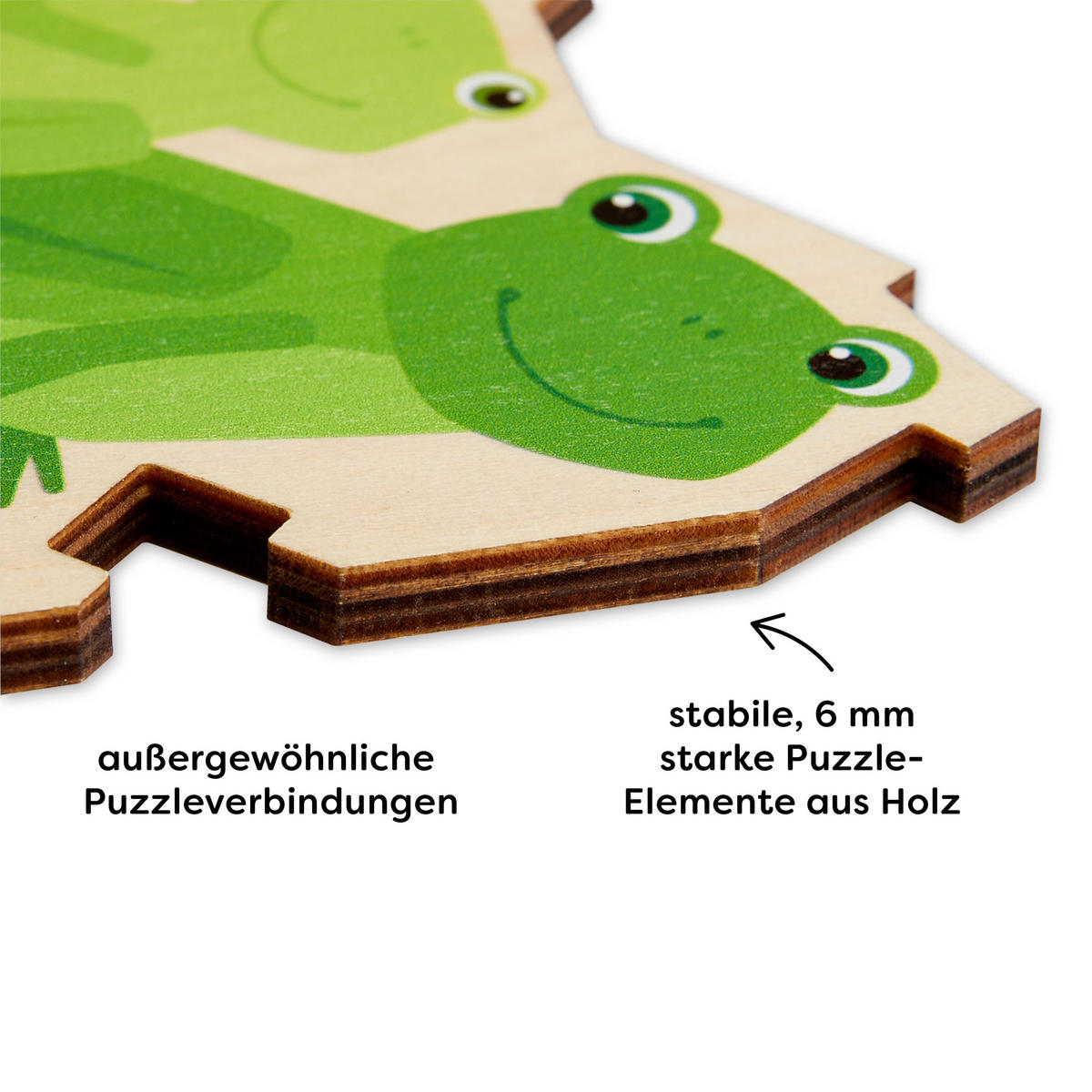 HOLZPUZZLE 2in1 Schmetterling, ab 4 Jahre - Multicolor, Naturmaterialien (15.5/5/23.5cm) - Haba